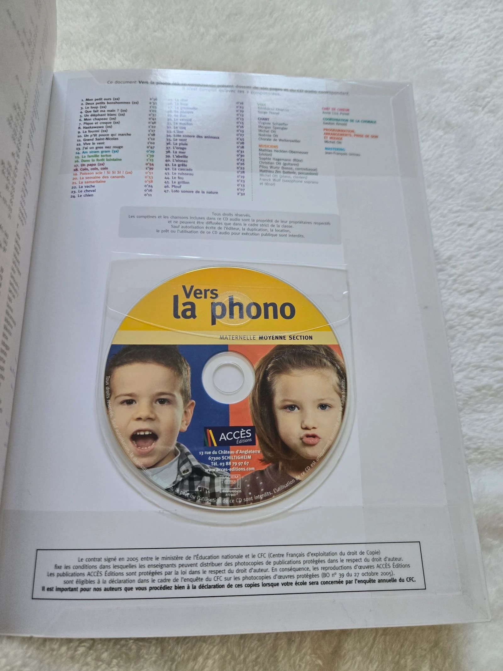 Vers la phono MS Accès Éditions – photo 3